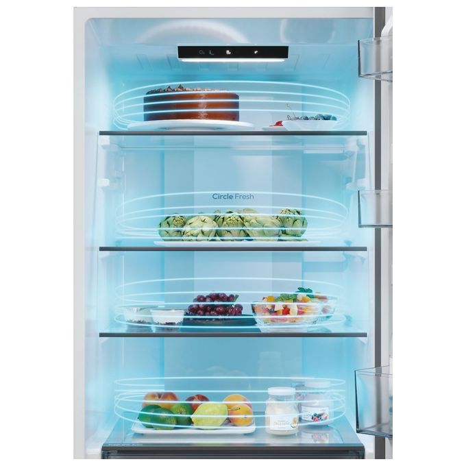Candy CNCQ2T618EB Fresco 300 Frigorifero Combinato 355 L 185 cm Classe E 38 dB No Frost colore Nero
