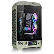 Thermaltake CA-1Y4-00SEWN-00 300 Matcha Green Case PC Micro Tower Fattore di forma micro ATX e Mini-ITX Pannello laterale in vetro temperato colore Verde