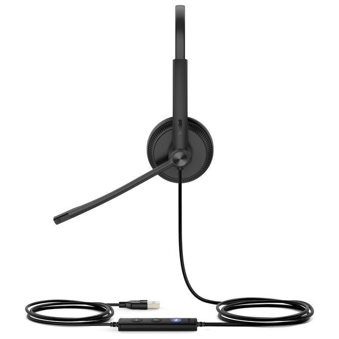 Yealink 1308043 UH34 Dual Teams Auricolare Cablato USB Tipo A Nero