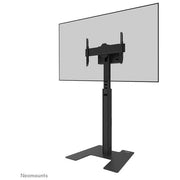 Neomounts FL45S-825BL1 Supporto da pavimento per TV 37-75'' Regolabile in Altezza 104-157 cm con Gestione Cavi e Piastra di Sicurezza colore Nero