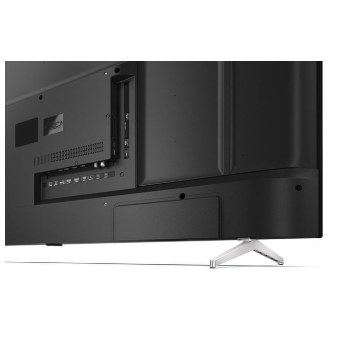 Sharp 55GP6260E TV QLED 55'' 4K Ultra HD Smart Google TV DVB-T2 C S2 Dolby Vision Dolby Atmos HDMI 2.1 colore Nero Argento