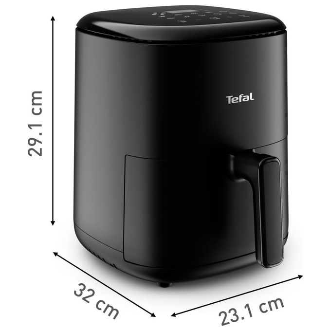 Tefal EY145810 Friggitrice ad aria 3 L 1300 W 10 programmi Display digitale colore Nero