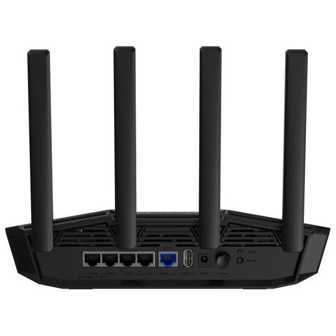 ASUS 90IG0900-MO9C00 TUF Gaming BE3600 Router Dual Band WiFi 7 3600 Mbps CPU Quad Core Broadcom Ethernet 2.5 Gbps colore Nero