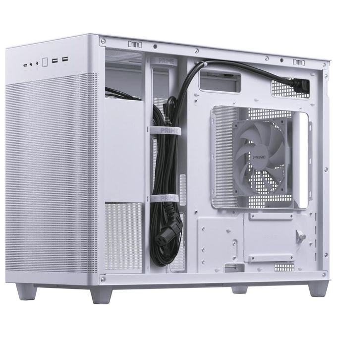 ASUS 90DC00G3-B39000 Prime AP201 Case MicroATX Supporto Radiatore 360 mm Scheda Grafica 338 mm Alimentatore ATX colore Bianco