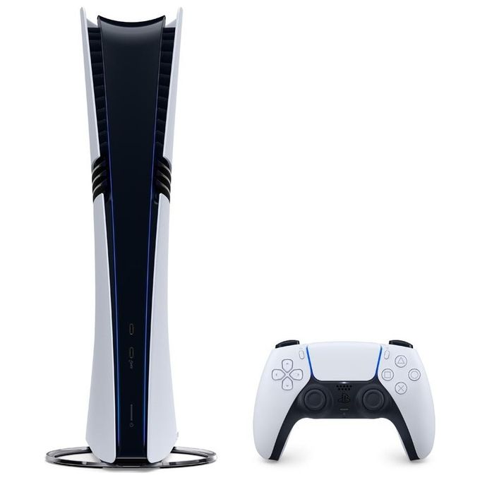 Sony CFI-7121 PlayStation 5 Pro Console 2TB SSD Wi-Fi Ray Tracing PSSR 4K 120Hz colore Nero Bianco