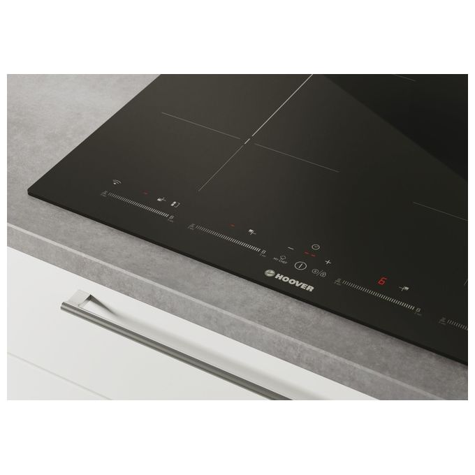 Hoover HTPS64MCTTWIFI H-HOB 500 Piano cottura a induzione 59 cm 4 zone Touch Wi-Fi colore Nero