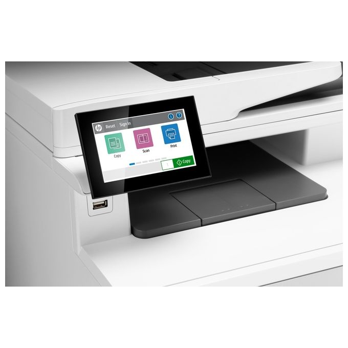 HP 3QA55A Color LaserJet Enterprise MFP M480f Stampante Multifunzione Laser A4 27 ppm colori Fronte Retro Automatico Fax USB Ethernet colore Bianco