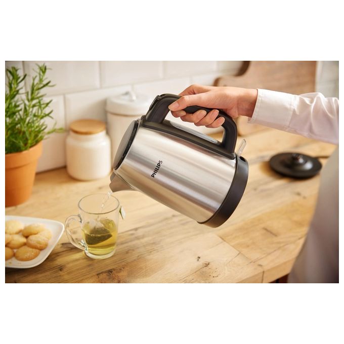 Philips HD9350-90 Bollitore in Acciaio Inox Compatto ed Elegante