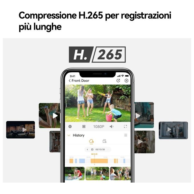 Imou IPC-K7FP-3H0TE-EU Cruiser SC Telecamera IP PTZ 4G 3MP 2K Full Color Wi-Fi 6 IP66 visione notturna 30m sirena 110 dB colore Bianco
