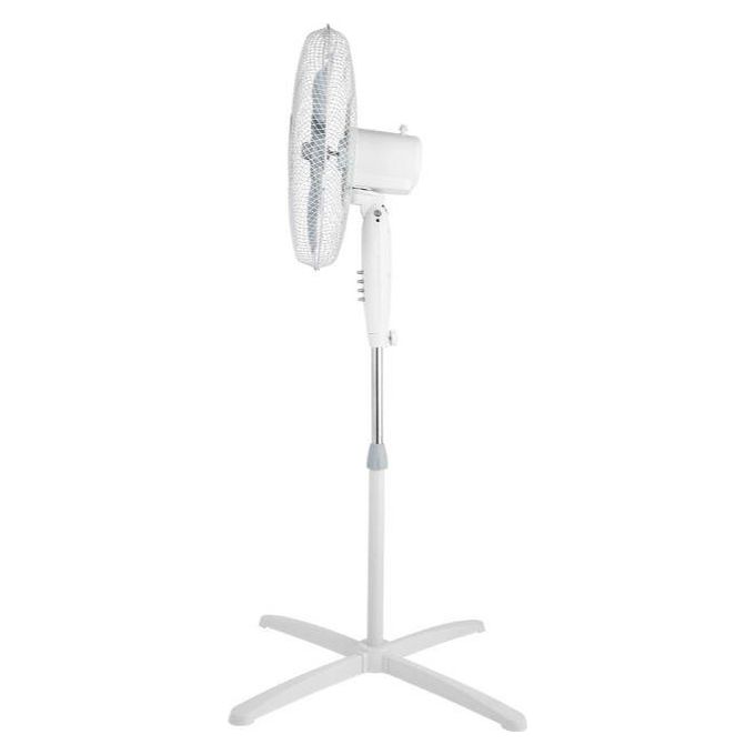 Ardes AR5ST40PW Steelo Ventilatore a Piantana 40 cm 3 Velocita' 50W Oscillazione Automatica colore Bianco