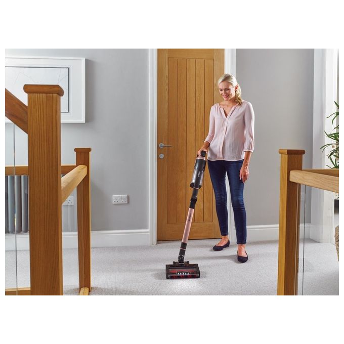 Shark IZ400EU Stratos Aspirapolvere a Bastone 2 in 1 Senza Filo DuoClean PowerFins Plus autonomia 60 min colore Nero Pesca