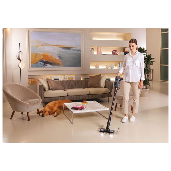 Hoover 39401009 HF4 Aspirapolvere senza filo Ciclonico EPA 0,7 L 190 W 80 AW colore Nero Argento