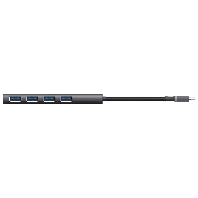 Trust Halyx USB 3.2 Gen 1 Type-A 5 Mbit-s Grigio