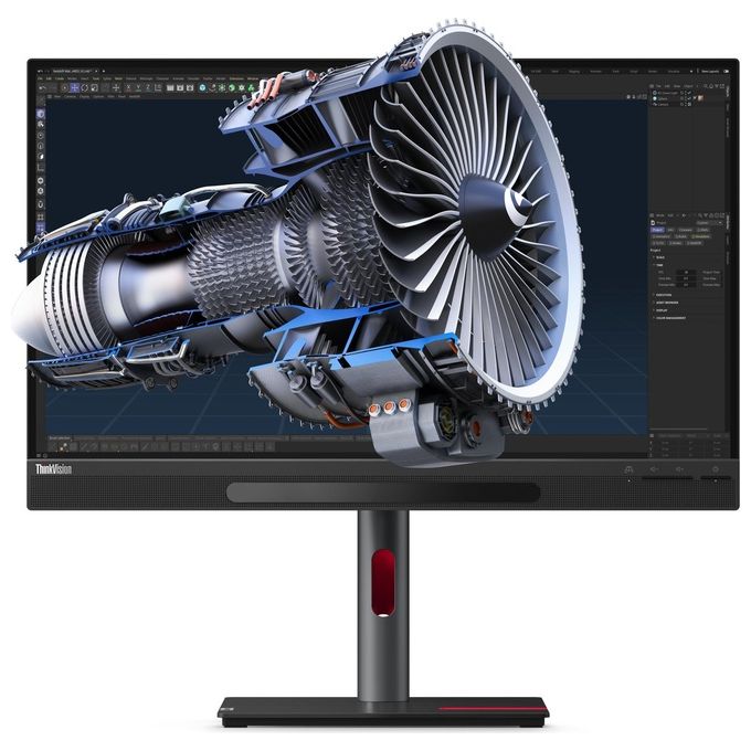 Lenovo 63F1UAT3IT ThinkVision 27 3D Monitor PC 27'' 4K Ultra HD IPS LED HDR10 USB-C 100W colore Nero