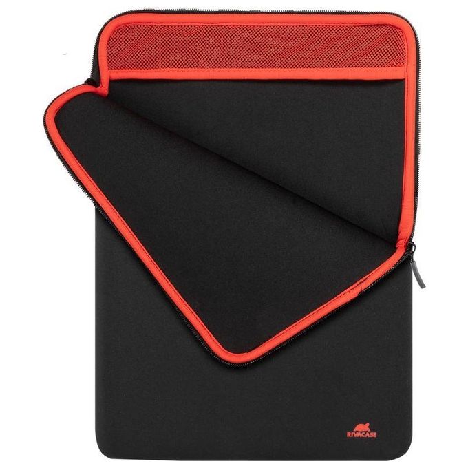 Rivacase Custodia Antishock per Laptop 15.62 Zip Verticale Nero
