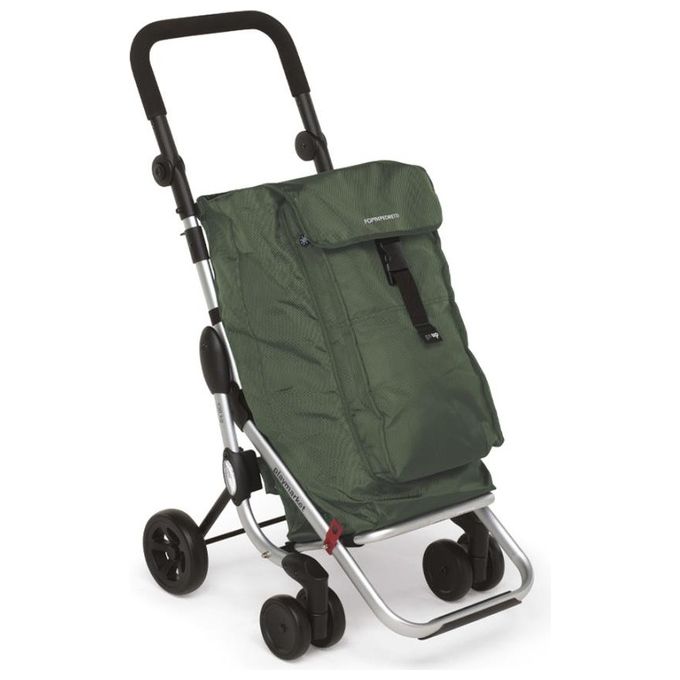 Foppa Go-Up Carrello Porta Spesa Olive