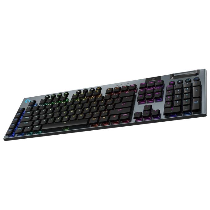Logitech G 920-012679 G915 X Tastiera Gaming Wireless Meccanica Tripla Connettivita' USB RF Wireless Bluetooth Retroilluminazione LED RGB QWERTY Italiano colore Nero