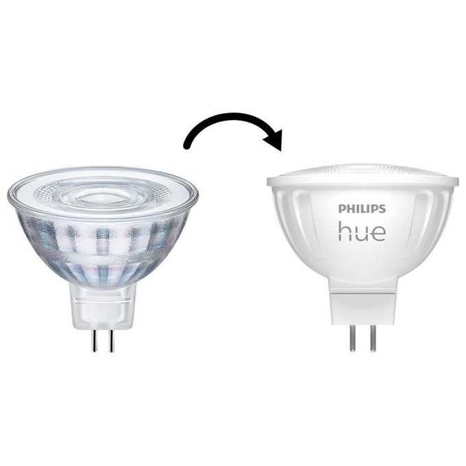 Philips Hue White and Color Ambiance MR16 Faretto Connesso Confezione da 2