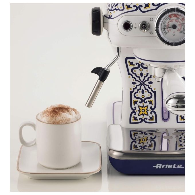 Ariete 00M13891CAR0 Capri Macchina da caffe' Manuale 0,9 L 15 bar 850 W Cappuccinatore Cialde ESE colore Bianco