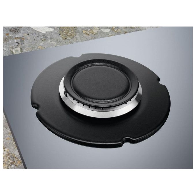 Electrolux EGG64272M Serie 600 Piano cottura a gas 60 cm 4 fuochi StepPower SpeedBurner Griglie in ghisa colore Grigio