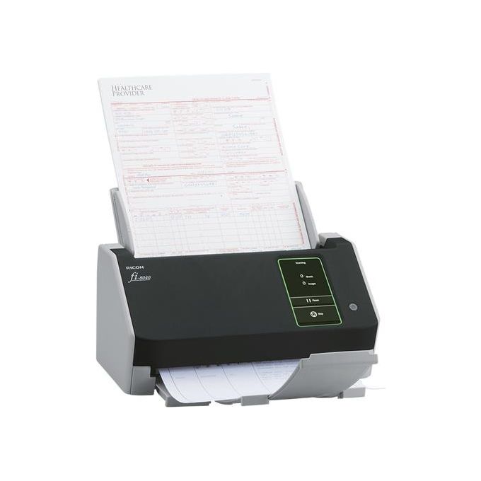 Ricoh 4939761313615 fi-8040 Scanner ADF Duplex 40 ppm 80 ipm Touch Screen 600 x 600 DPI colore Nero Grigio