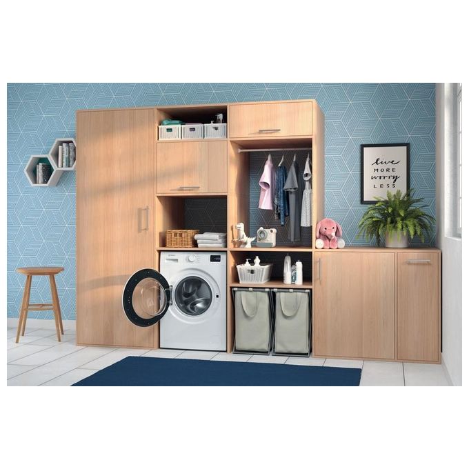 Indesit IM 760 My Time It Lavatrice a carica frontale Slim 7Kg 1000 giri Classe A 600x496x845 Bianco