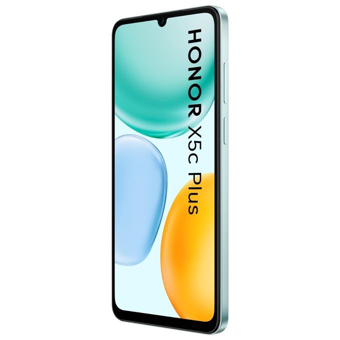 Honor X5C PLUS Smartphone 6.74'' 90 Hz 4 GB 128 GB 50 MP 5260 mAh IP54 colore Ocean Cyan