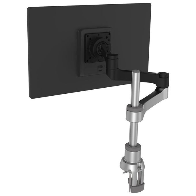 R Go Tools RGOVLZE4EASI R-Go Zepher 4 C2 Braccio Singolo per Monitor Regolabile 0 8 Kg VESA 75x75 100x100 mm Alluminio colore Nero Argento