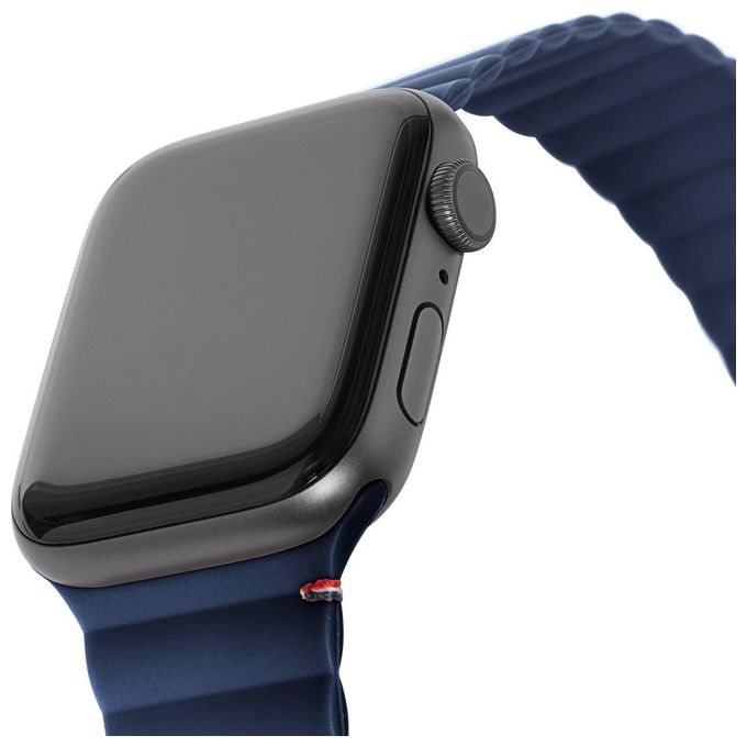 Decoded Silicone Traction Lite Strap per Apple Watch 38-40-41mm Navy Peony