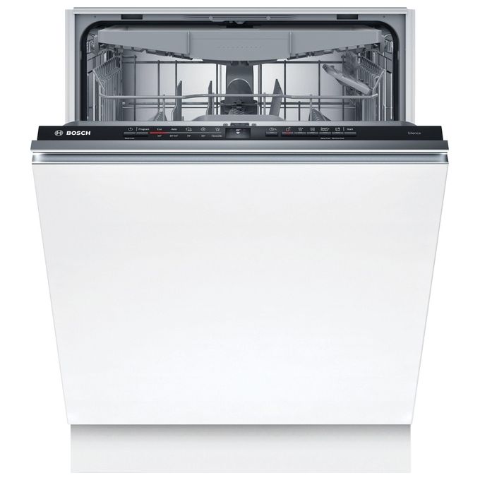Bosch SMV2HVX02E Serie 2 Lavastoviglie da Incasso a Scomparsa Totale 14 coperti Classe D 46 dB Wi-Fi Home Connect (82x60x55 cm) colore Nero