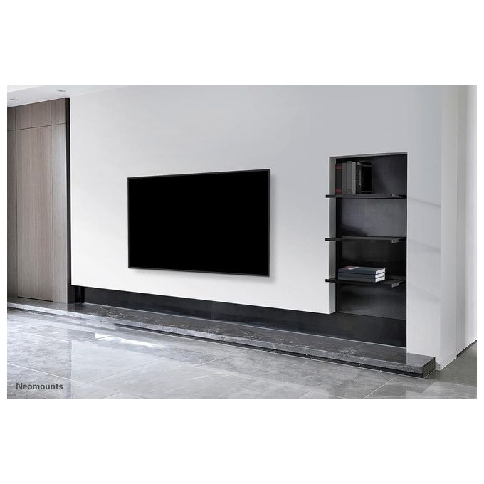 Neomounts WL30-550BL16 LEVEL 550 Supporto TV a parete 42'' 86'' fisso ultrapiatto VESA 100x100 600x400 mm 60 Kg colore Nero