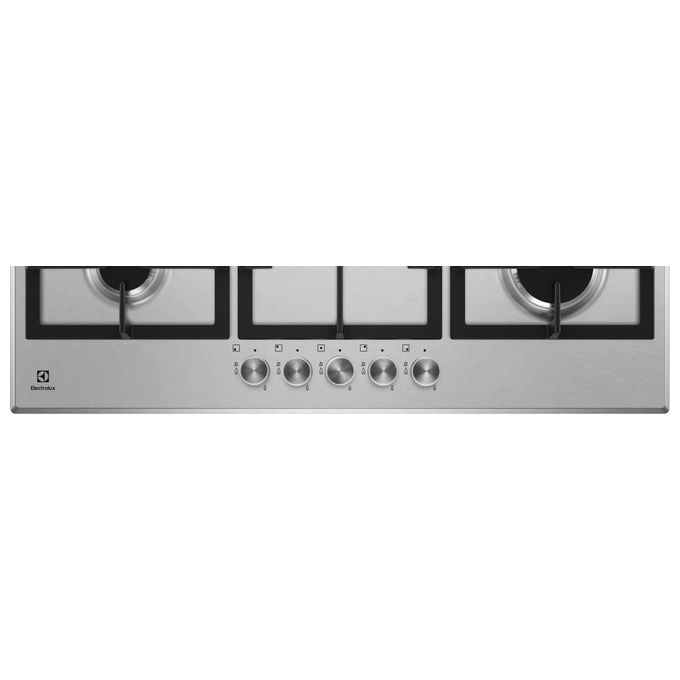 Electrolux, Piano Cottura a Gas, Slim Line, 90cm, Acciaio Inox, 5 Bruciatori