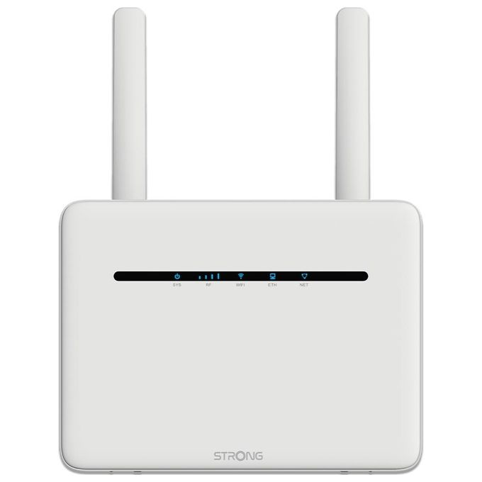 Strong 4G+ROUTER1200 Router di Rete Cellulare 4G+ LTE 300 Mbps Wi-Fi 5 Dual Band 1200 Mbps 4 Porte LAN Gigabit colore Bianco