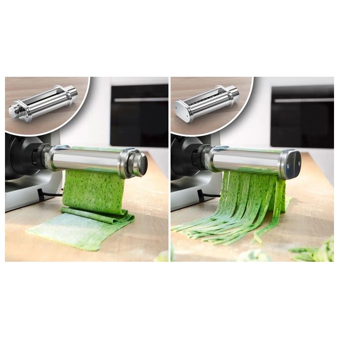 Bosch MUZS6PP Serie 6 Set di attacchi per preparazione pasta fresca Acciaio inox colore Argento