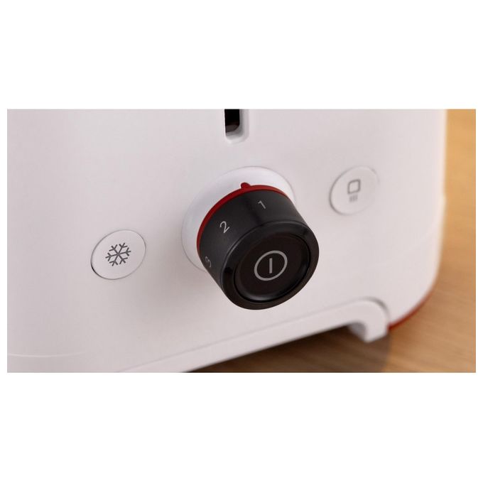 Bosch TAT3M121 MyMoment Tostapane 4 Fette 950 W con Controllo Doratura Regolabile Funzione Scongelamento e Mantieni Caldo colore Bianco
