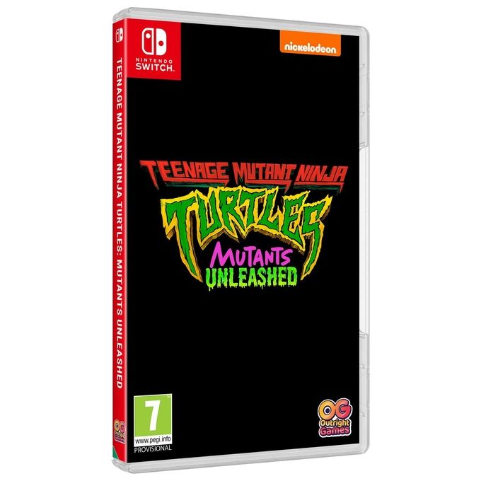 Outright Games 5061005353220 Teenage Mutant Ninja Turtles: Mutants Unleashed Videogioco per Nintendo Switch Lingue ITA Inglese Francese Tedesco colore Nero