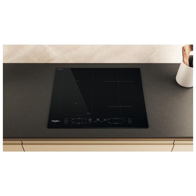 Whirlpool WL B4060 CPNE Piano cottura induzione 59 cm 4 zone FlexiCook CleanProtect 6° Senso 7200 W colore Nero