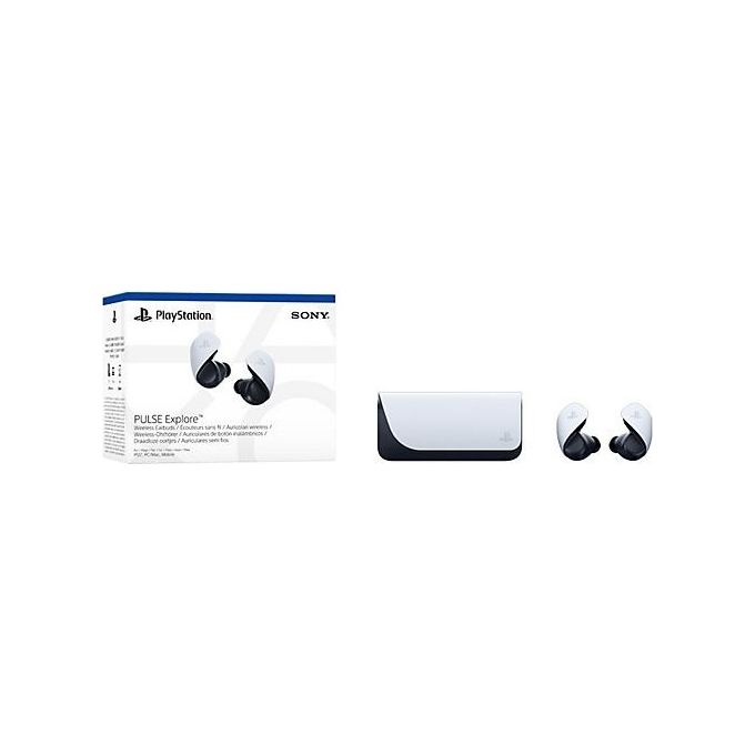 Sony PULSE EXPLORE Auricolari Gaming True Wireless Bluetooth PlayStation Link driver planari microfono AI colore Nero Bianco