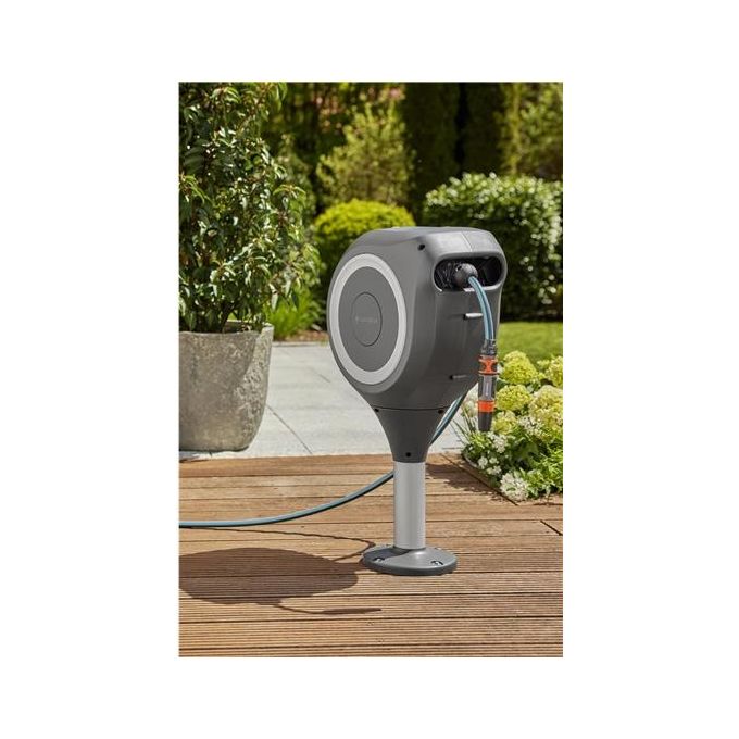 Gardena Avvolgitubo a Parete Rollup M Bianco 20mt