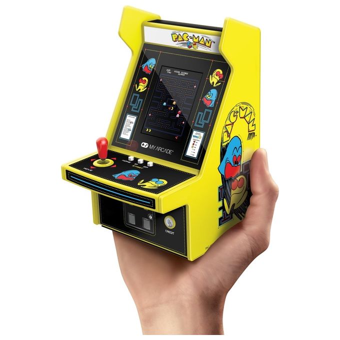 My Arcade DGUNL-4194 Micro Player Pro Console da gioco portatile schermo 2.75'' con gioco Pac-Man incluso colore Multicolore