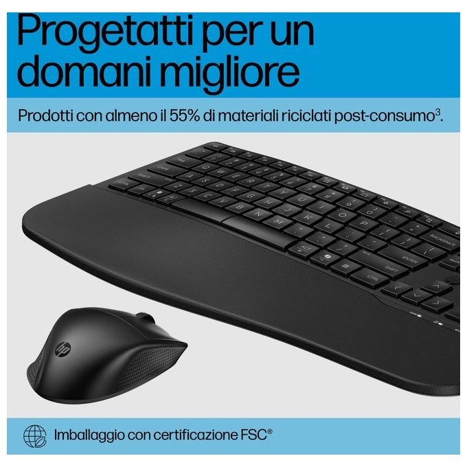 HP Combinazione di Tastiera e Mouse Dual-Mode 685 Comfort