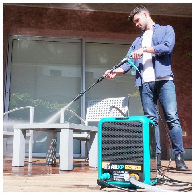 Annovi Reverberi ARXP BOX4 180DSS Idropulitrice Elettrica Compatta 180 bar 500 l-h 2500 W con Dual Speed System colore Nero Verde