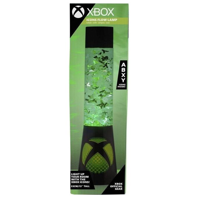 Paladone PP10204XB Xbox Flow Lamp Lampada Decorativa Gaming 33 cm colore Verde