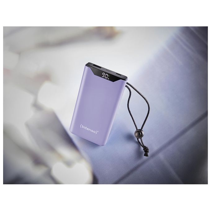 Intenso Powerbank F10000 Lilla 10000 mAh con USB-C a Tipo C