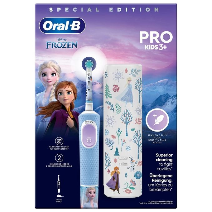 Oral-B 8006540773178 Vitality Pro Spazzolino elettrico Rotante-oscillante 2 modalita' Timer integrato colore Nero Grigio