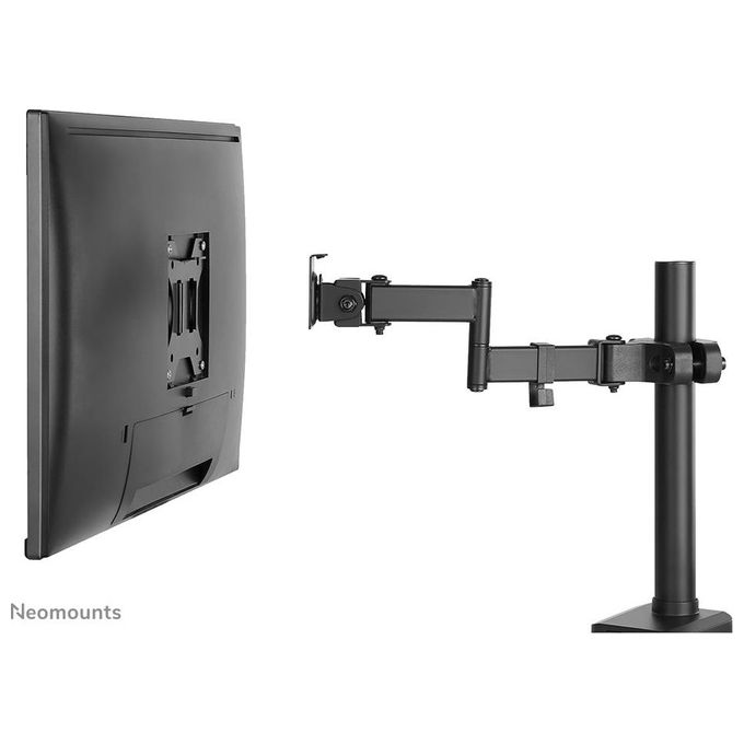 Neomounts FL40-450BL11 Supporto Palo per TV Full Motion 17-32'' VESA 75x75 100x100 mm Inclinazione -30 - 30° Rotazione 360° colore Nero
