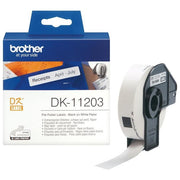 Brother 300 Etichette In Carta Nero Su Bianco 17 Mm X 87 Mm
