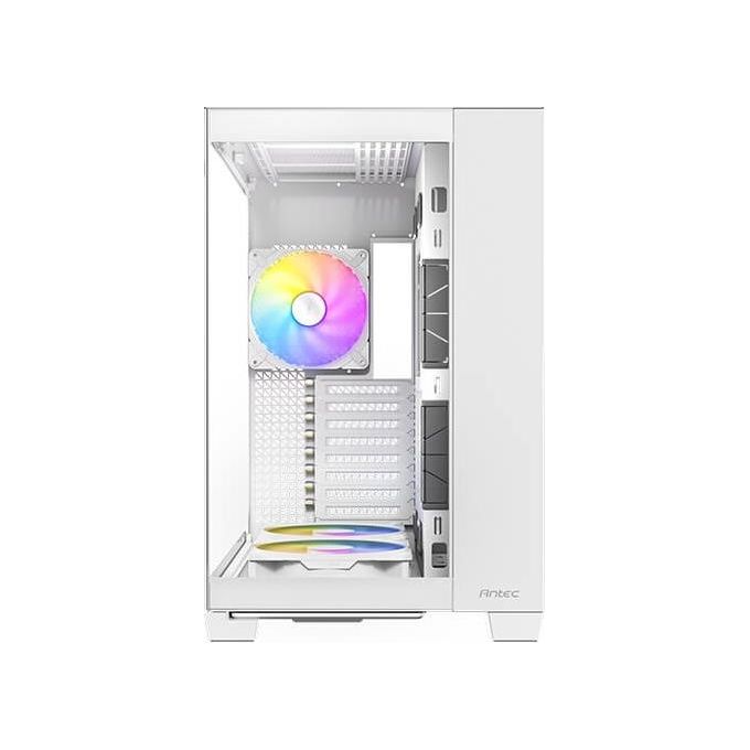 Antec C8 ARGB WHITE Case PC Full Tower Supporto E-ATX Vetro Temperato Senza Cuciture 2 Ventole 160 mm 1 Ventola 140 mm ARGB PWM USB Type-C 360 mm Radiatore colore Bianco