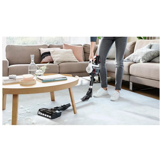 Bosch BBS711W Unlimited Scopa Elettrica Senza Filo Senza Sacchetto 0.3 L Batteria 18V 3Ah colore Bianco