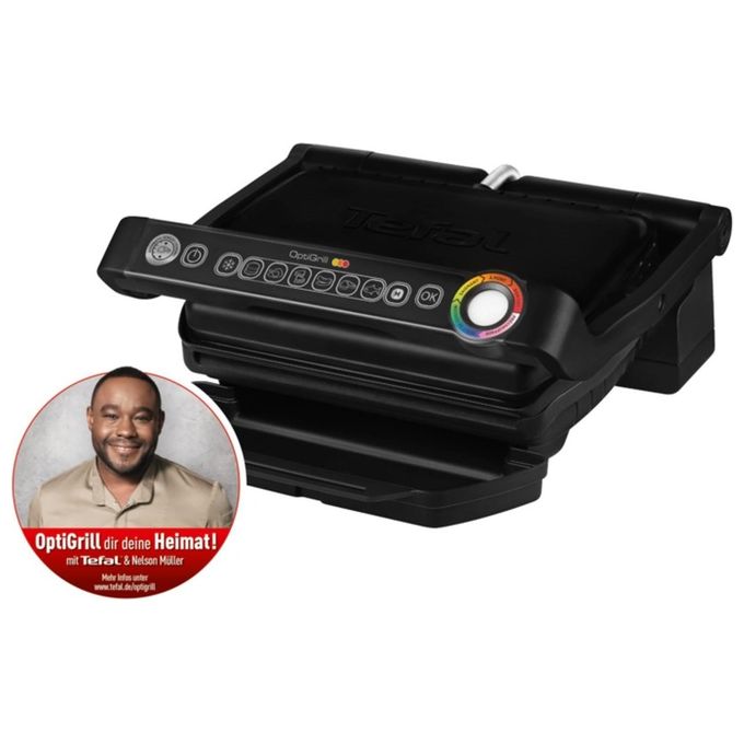 Tefal GC7058 OptiGrill Grill a contatto 2000 W 6 programmi Superficie 600 cm² colore Nero